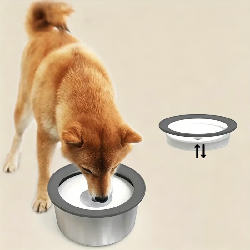 Slow Feeder Dog Bowl - وعاء ماء للكلاب من الفولاذ المقاوم