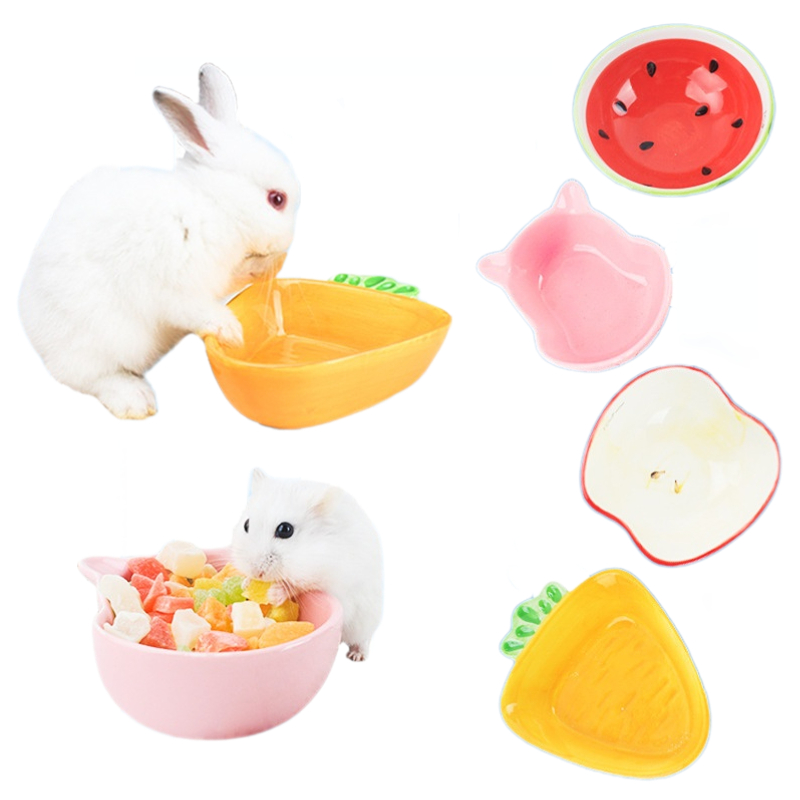 Pet Supplies Is Food - 1 قطعة وعاء تغذية الهامستر الملونة