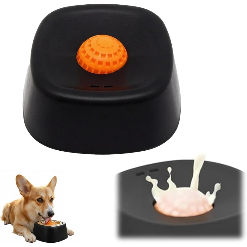 Slow Feeder Dog Bowl - وعاء لعق للكلاب مع كرة دوارة،