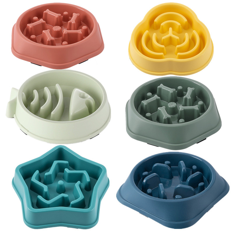 Slow Feeder Dog Bowl - وعاء طعام بطيء للحيوانات الأليفة والقطط