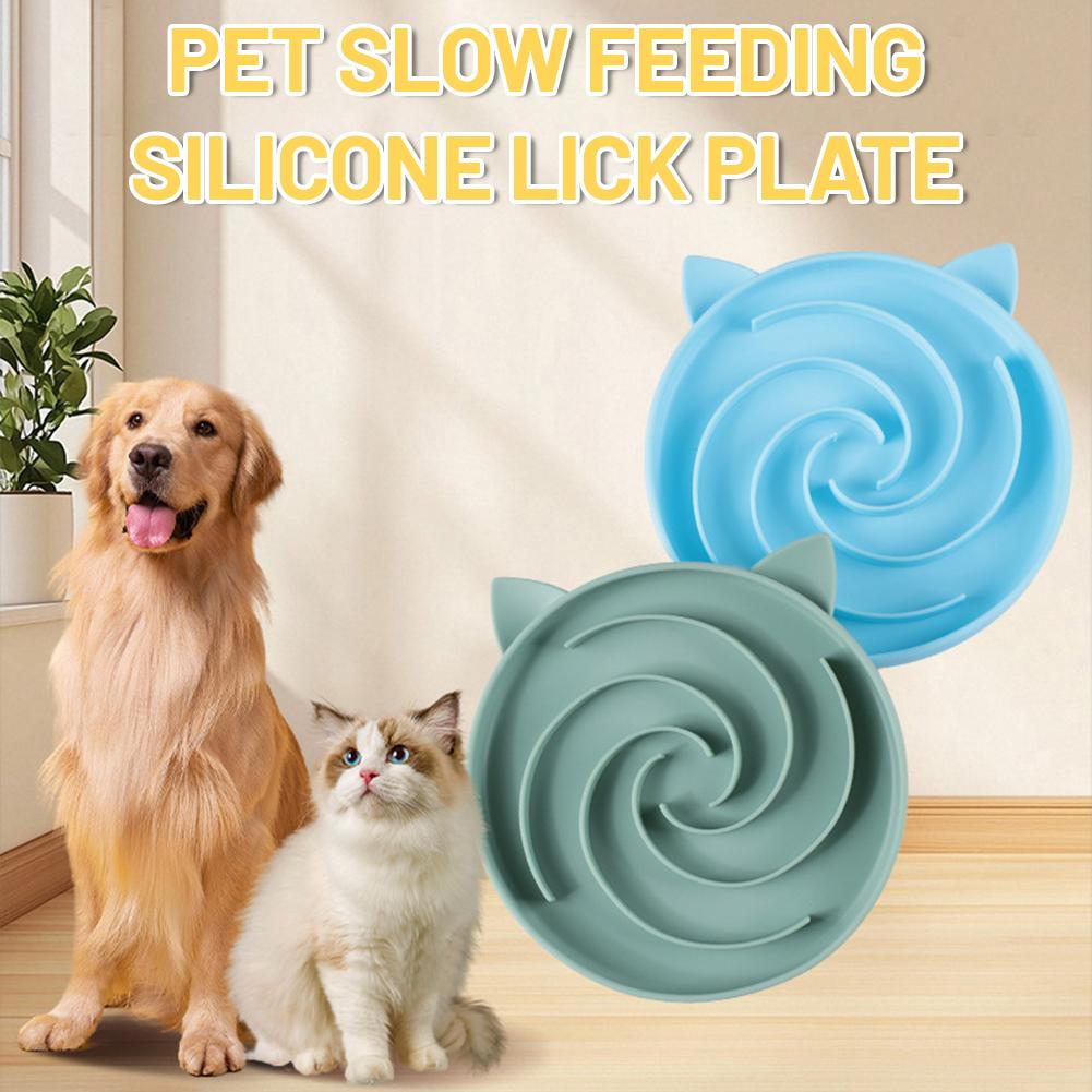 Slow Feeder Dog Bowl - وعاء طعام للحيوانات الأليفة لمنع التقيؤ