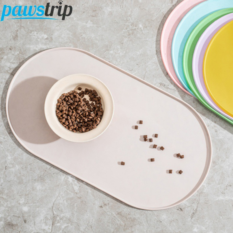 Pet Supplies Is Food - سجادة تغذية بيضاوية للحيوانات الأليفة مقاس
