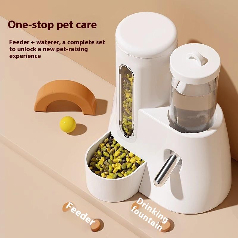 1 قطعة موزع طعام وماء أوتوماتي - مراجعة Pet Supplies Is Food وسعره